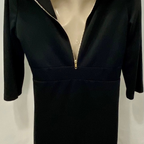 Dots Women’s Knit Midi Sheath Dress L 3/4 Sleeves - Picture 8 of 16